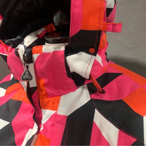 Trilogy Powder Room Ski Jacket 20,000mm abstract Print Size XS Snowboarding - Picture 2 of 16